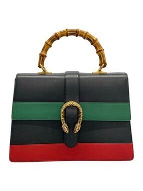 Gucci Handbag Dionysus Black Leather